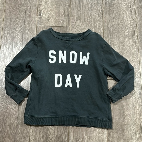 Jean + June kids snow day sweatshirt 4/5 - Picture 1 of 3